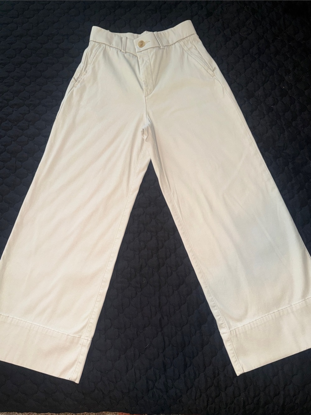 SPANX Wide-Leg Pants in Off-White